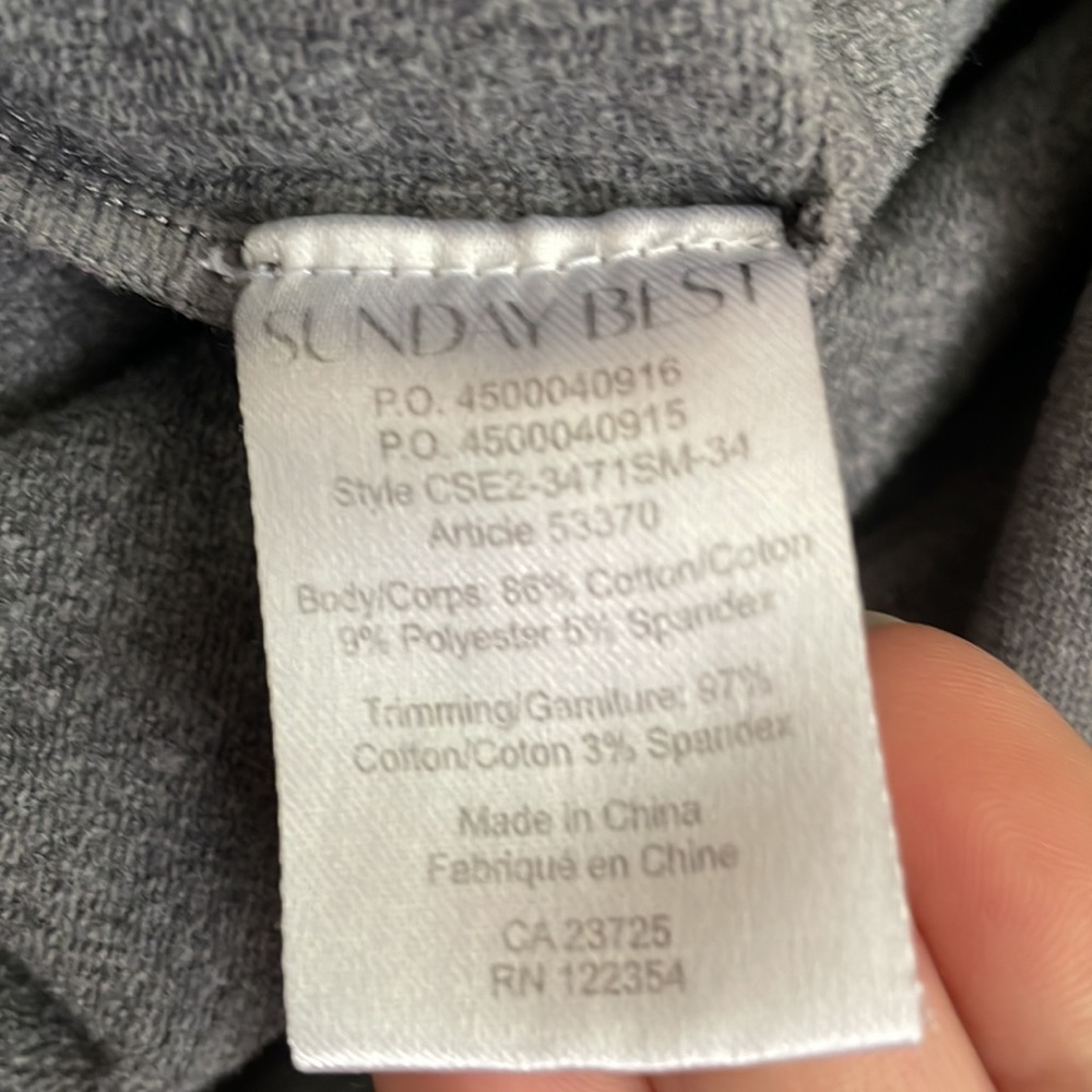 Aritzia Sunday best “Sunday rendez-vous” cropped hoodie - Picture 12 of 13